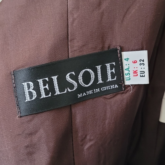 Brown Strapless Dress from Belsoie - Picture 6 of 7